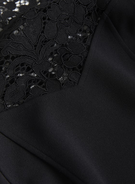 Illusion Neck Corset-Style Top