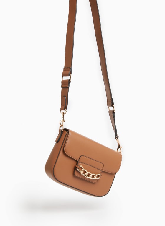 Chain Detail Saddle Bag