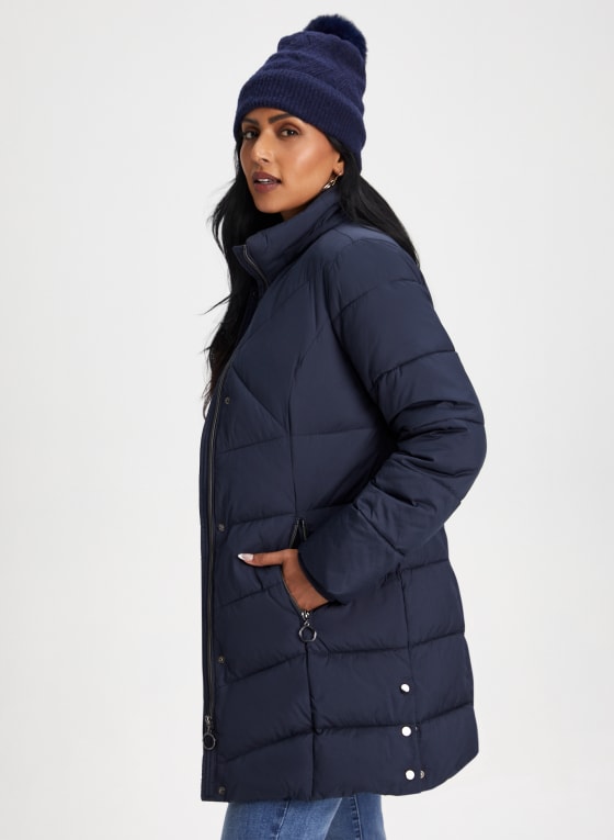 Quilted Vegan Down Coat