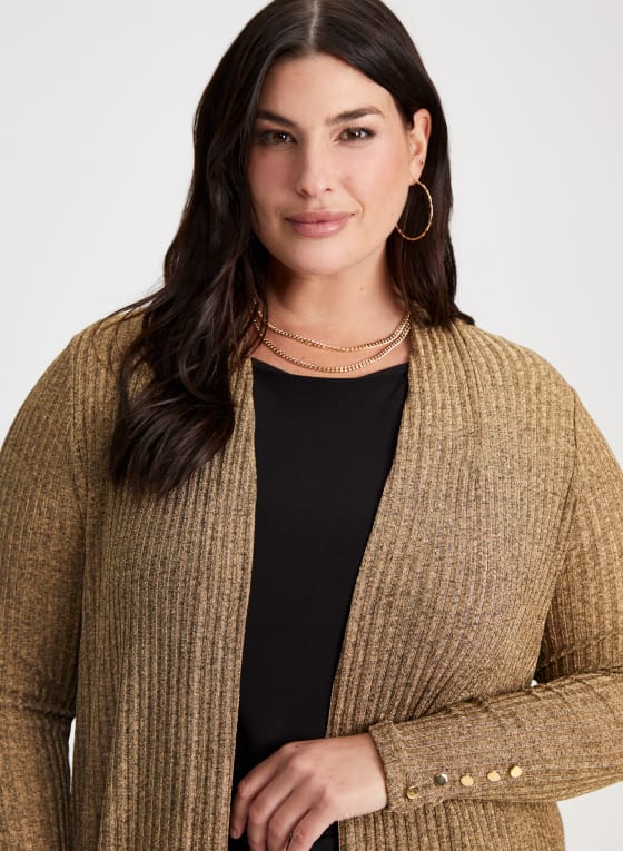 Open Front Cardigan Top