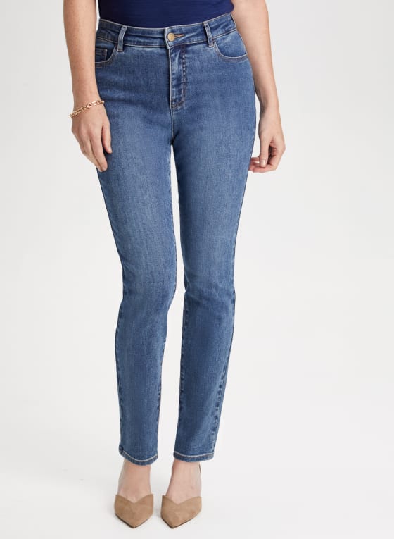 Essential High Rise Slim Leg Jeans