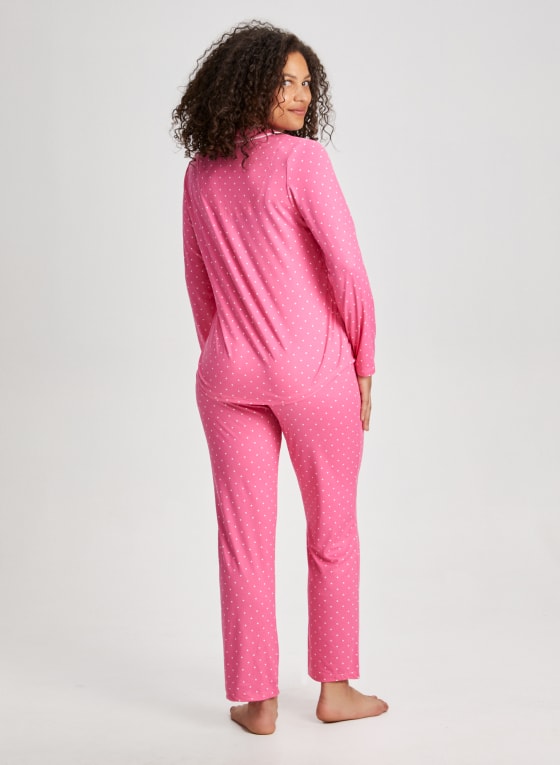 Dot Print Pyjama Set