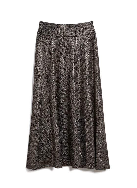 Glitter Pull-On Maxi Skirt