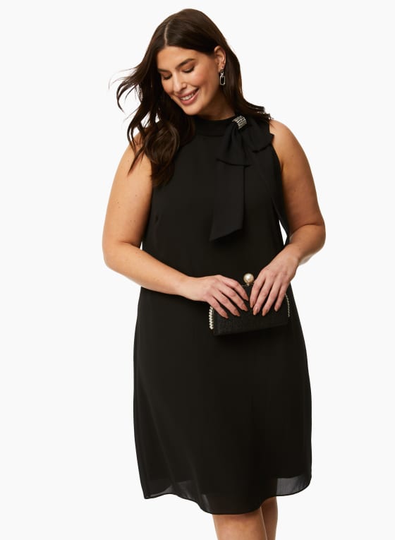 Rhinestone Detail Dress