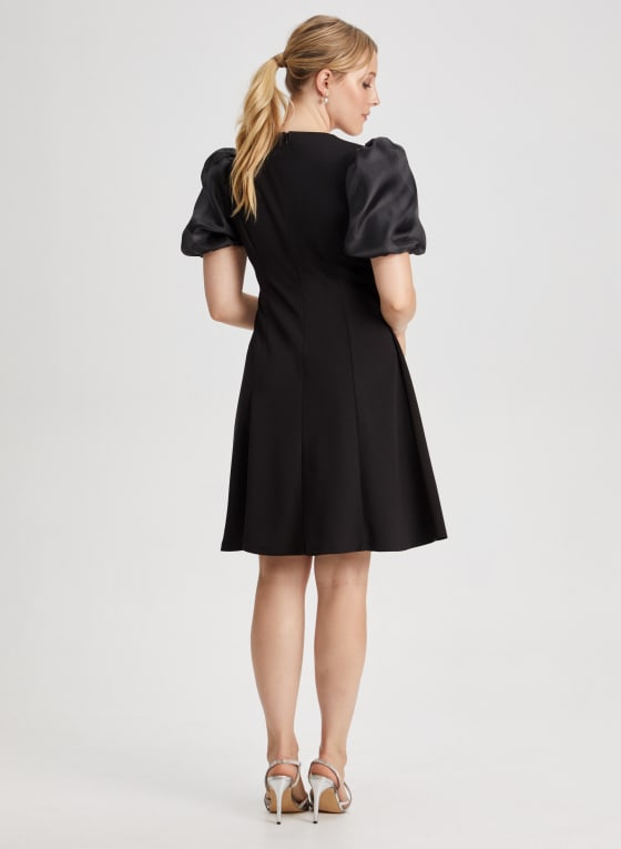 Short Puff Sleeve Dress