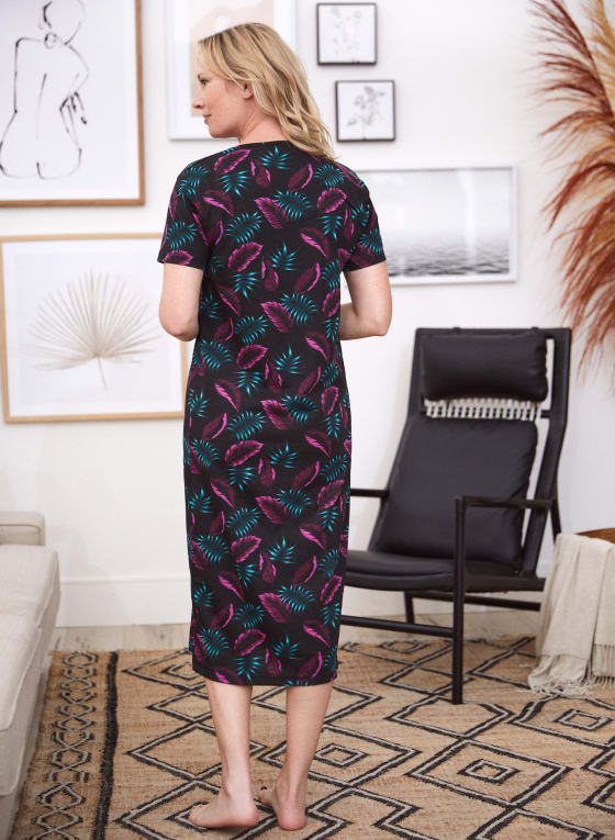 Leaf Print Nightgown