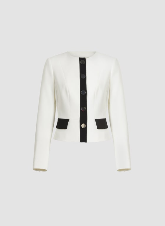 Button Front Blazer