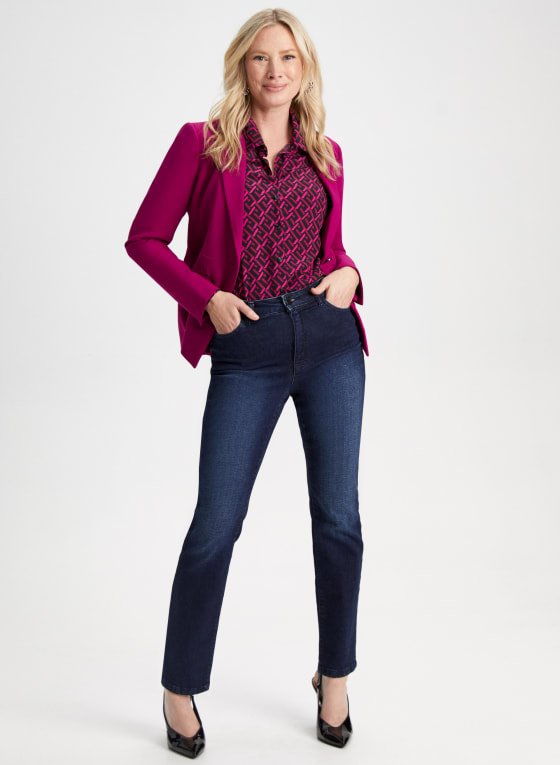 Notch Collar Blazer