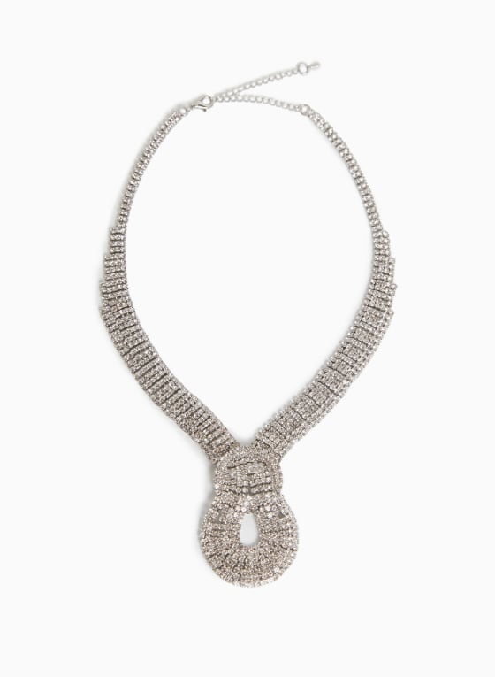 Rhinestone Statement Necklace