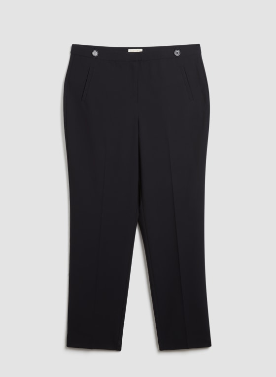 Signature Fit Button Detail Pants