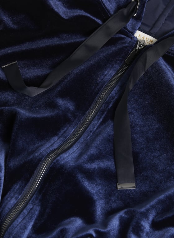 Hooded Velour Hoodie