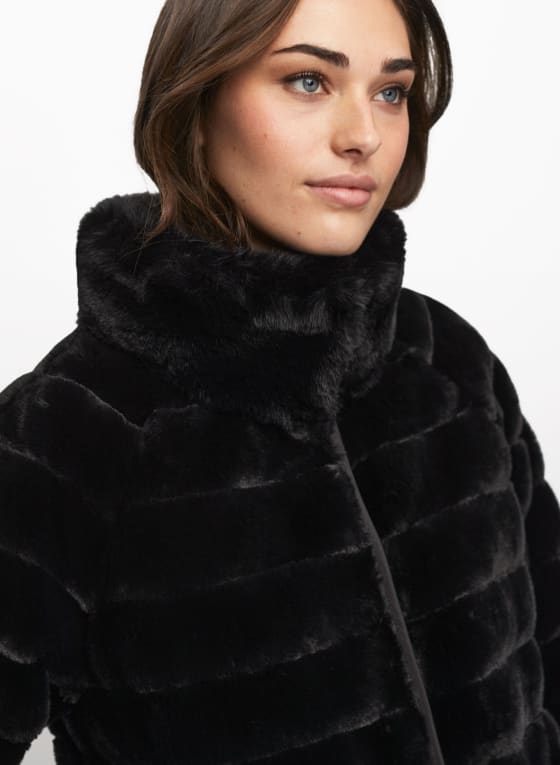 Reversible Faux Fur Coat