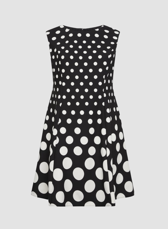 Polka Dot Print Dress