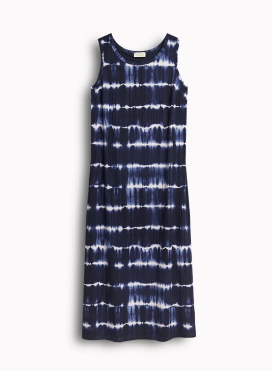 Tie Dye Print Maxi Dress