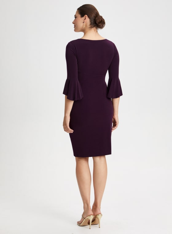 Draped Sheath Dress