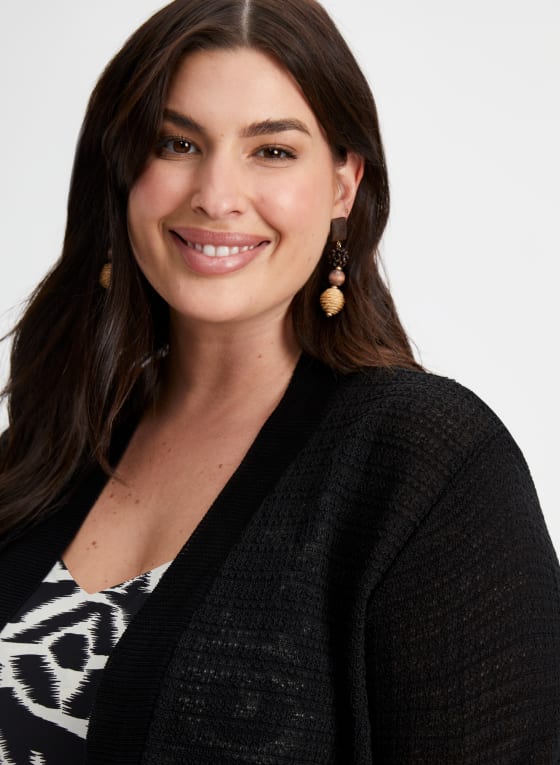 Pointelle Knit Bolero