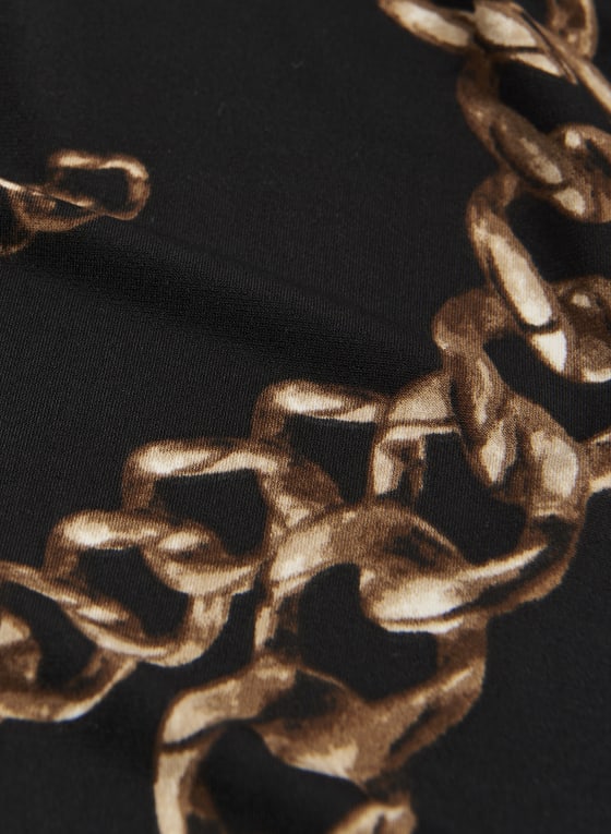 Chain Print Sleeveless Top