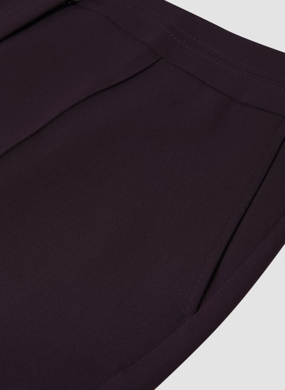 Stitch Detail Straight Leg Pants