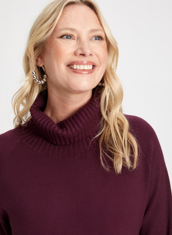 Cowl Neck Tunic Sweater