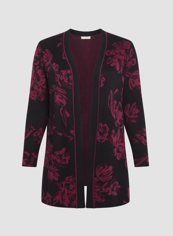 Floral Print Cardigan