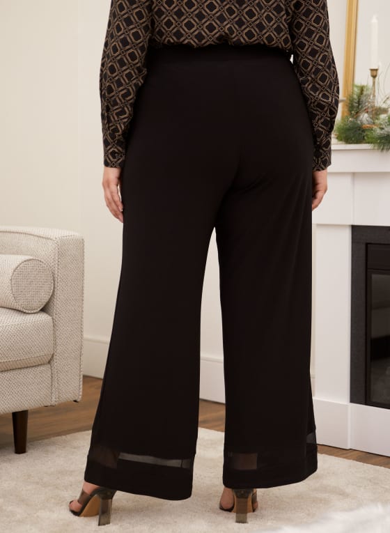 Pull-On Wide Leg Pants