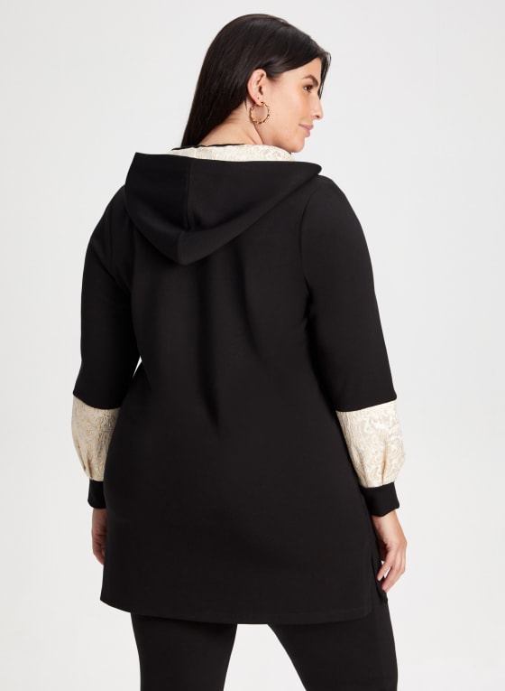 Cuff Detail Hooded Tunic
