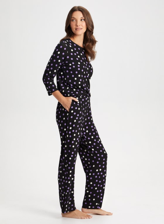 Pull-On Polka Dot Pyjama Pants