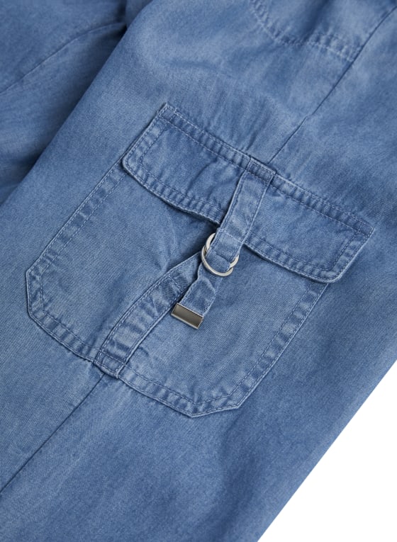 Pull-On Tencel Capris