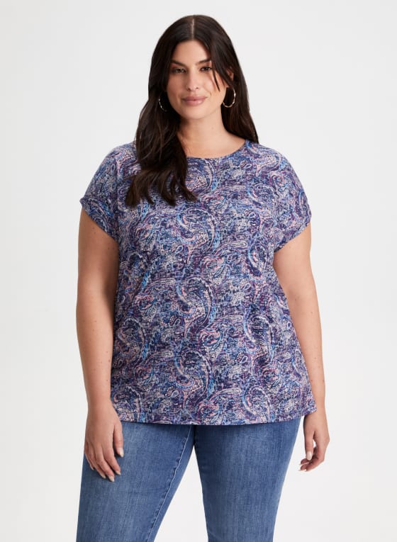 Paisley Print Tee