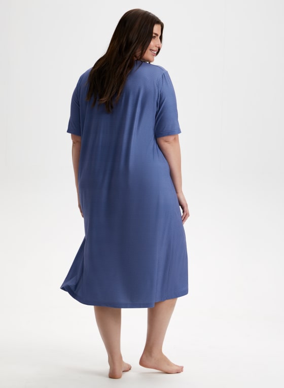 Zigzag Print Nightgown