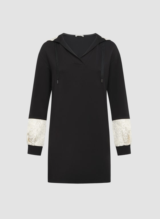 Cuff Detail Hooded Tunic