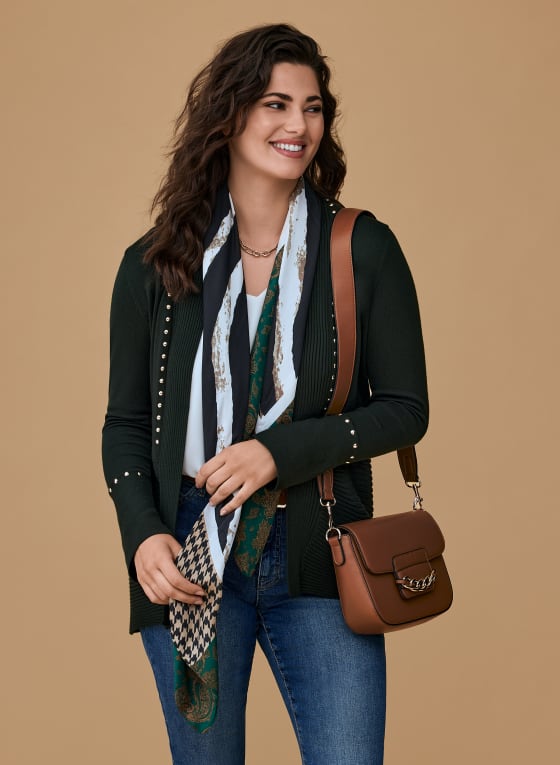 Chain Detail Saddle Bag