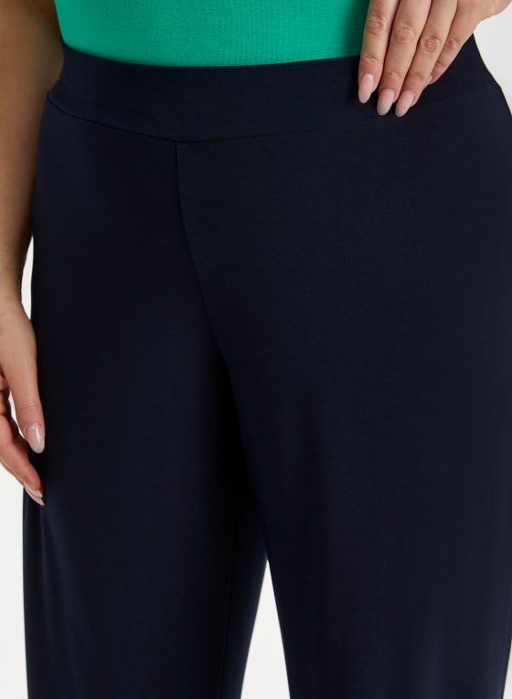 Pull-On Wide Leg Pants