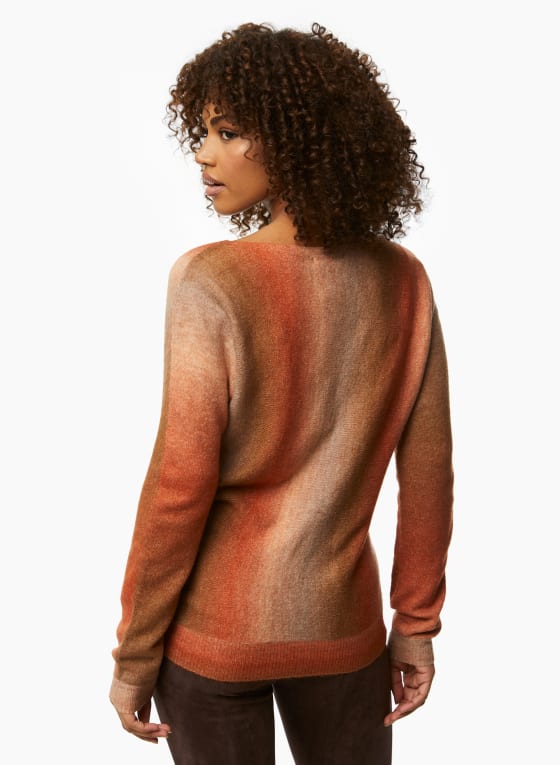 Charlie B - Ombré Boat Neck Sweater