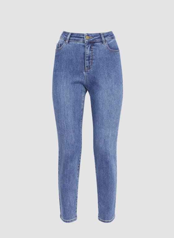 Essential High Rise Slim Leg Jeans
