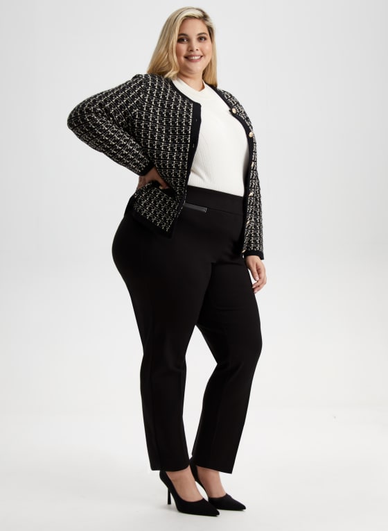 Pull-On Straight Leg Pants