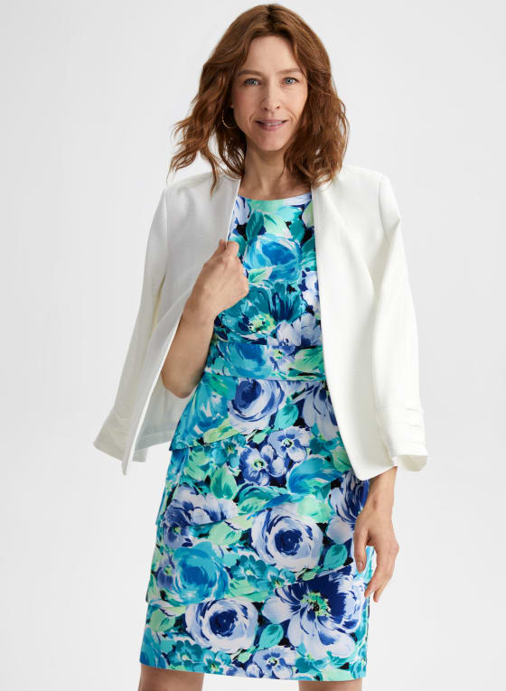 Floral Print Tiered Dress