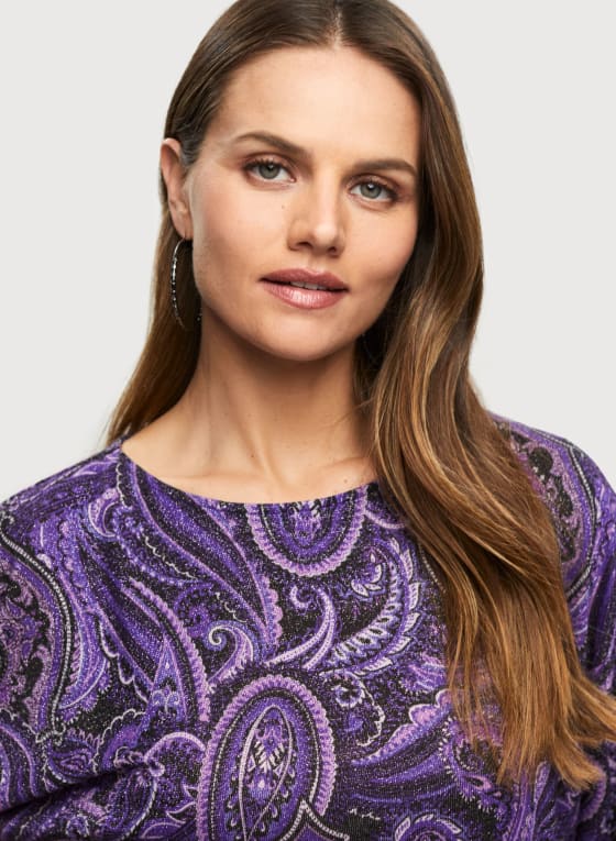 Paisley Print Top