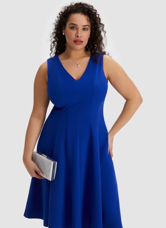Sleeveless Fit & Flare Dress