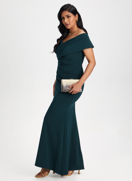 Bardot Neck Off-the-Shoulder Dress