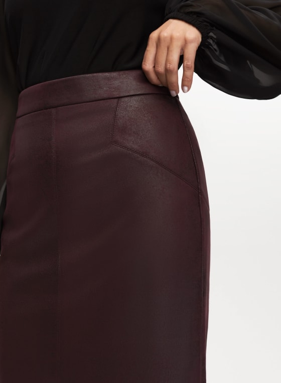 Distressed Two Tone Skirt