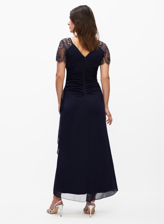 Embellished Sleeve Dress