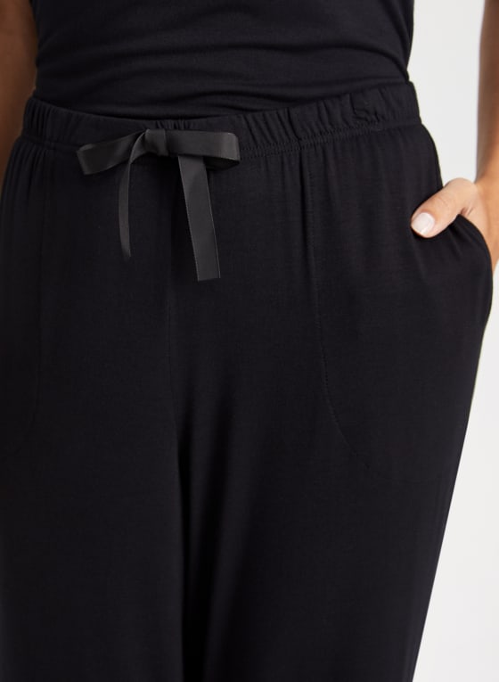 Pull-On Wide Leg Pyjama Pants