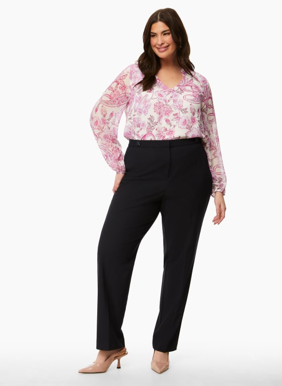 Signature Fit Button Detail Pants