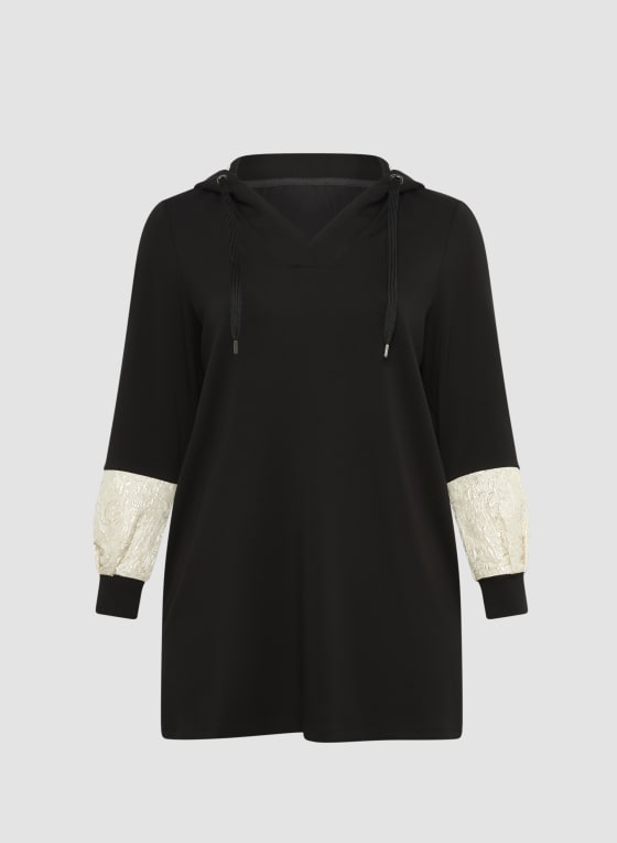 Cuff Detail Hooded Tunic