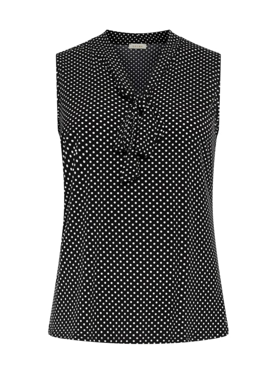 Polka Dot Print Top
