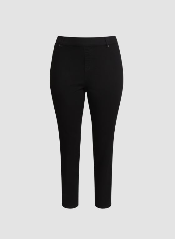 Slim Leg Pull-On Jeans