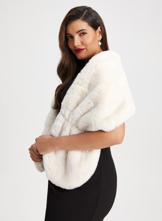 Faux Fur Shawl