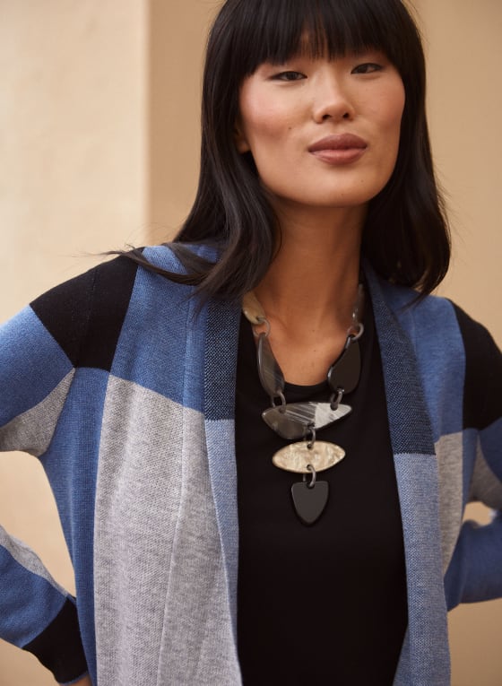 Colour Block Cardigan
