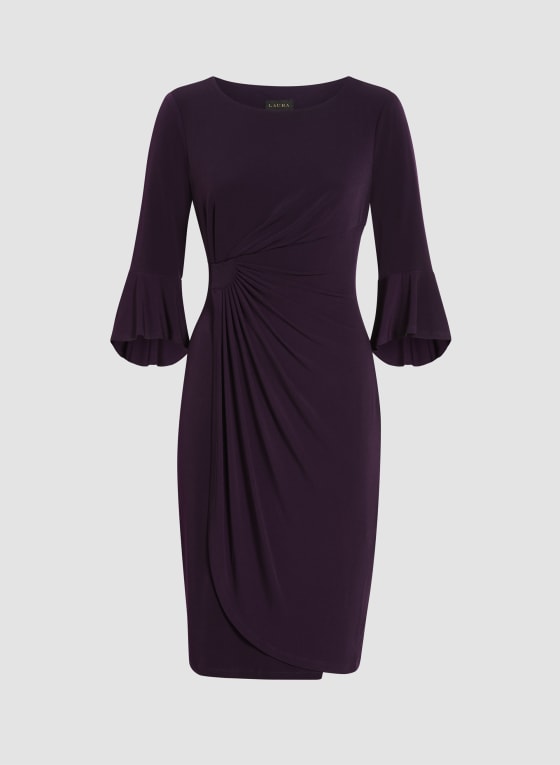 Draped Sheath Dress